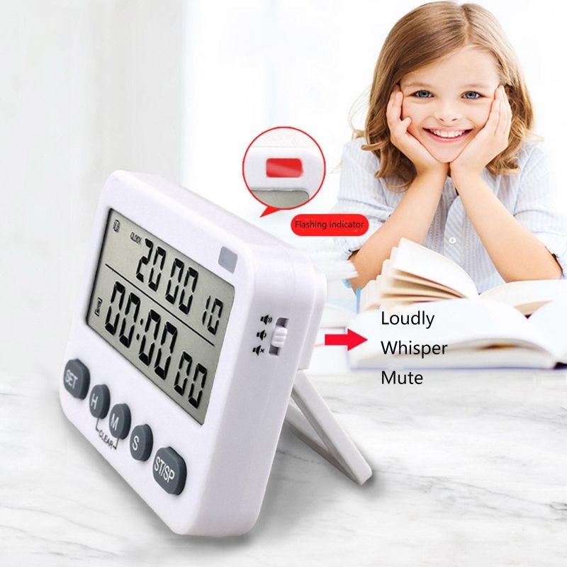 Digital Timer Positive Countdown Reminder With Vibration