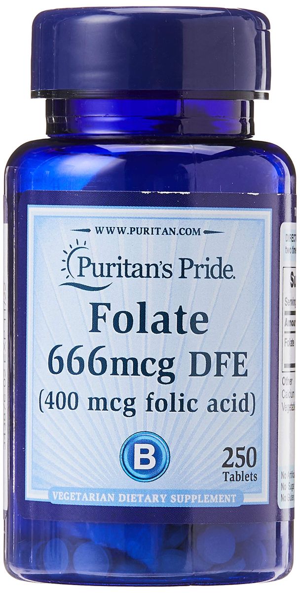 Folic Acid 400 Mcg - 250 Tablets