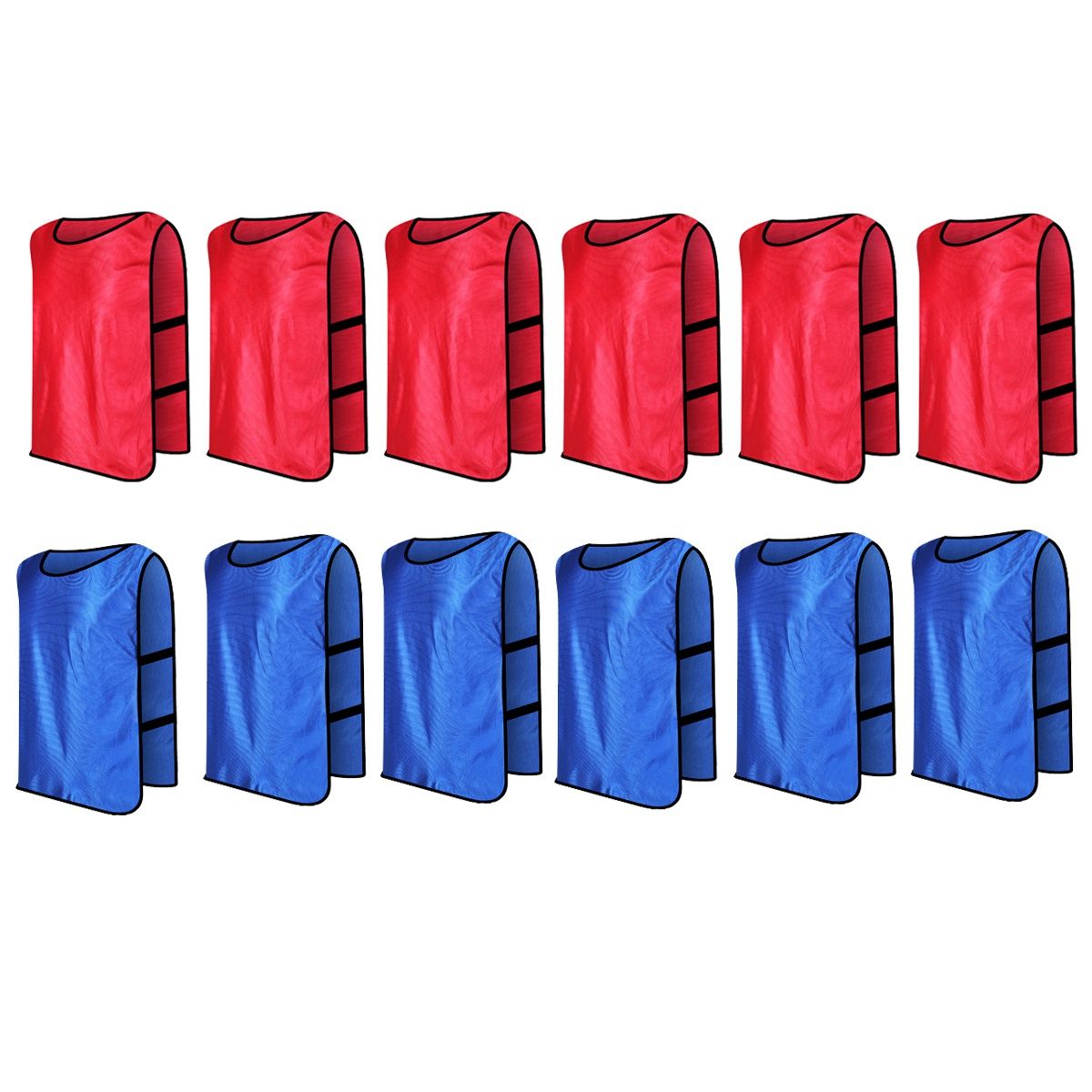 12 Pack Dodgeball Game Vests Soccer Practice Jerseys