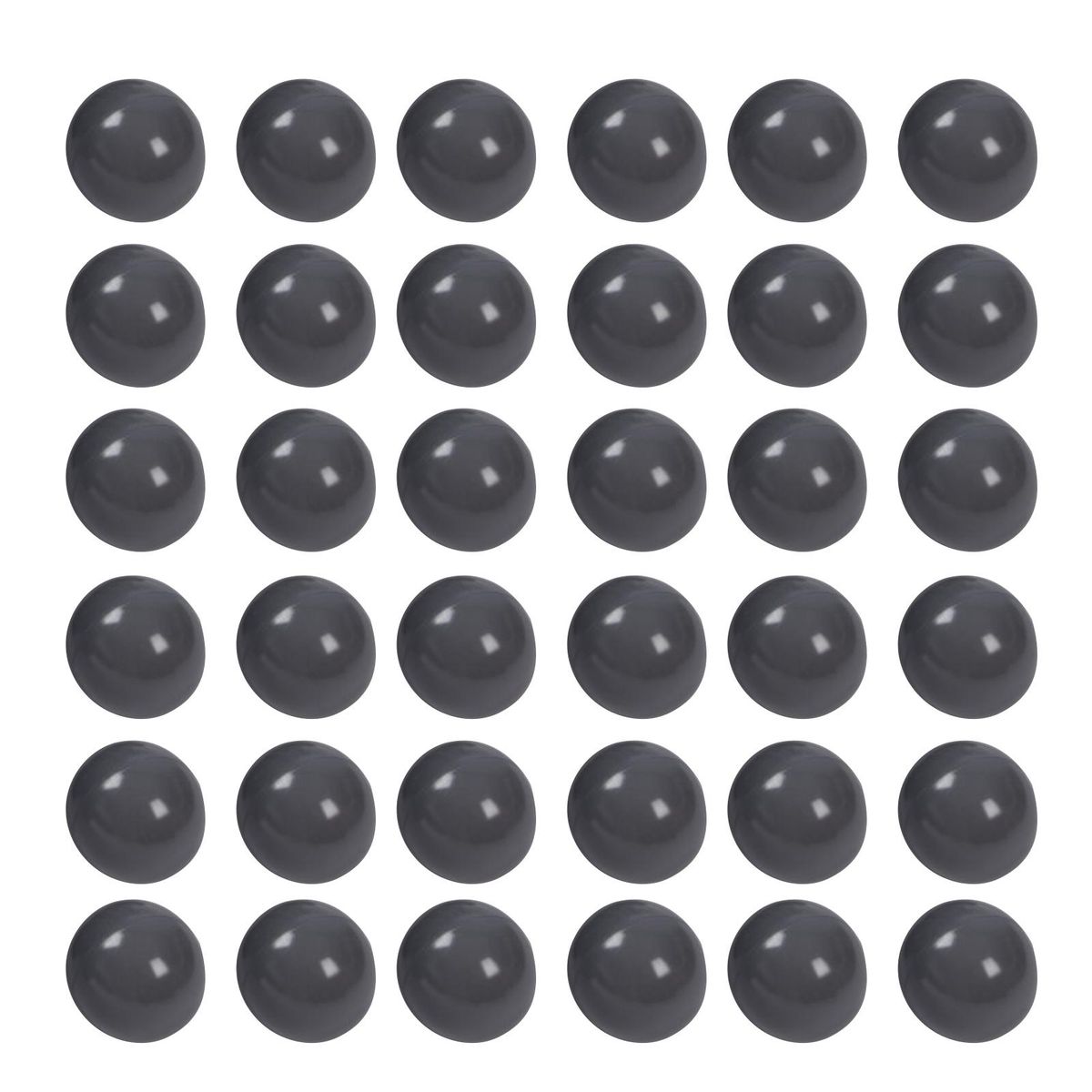100Pcs Pit Balls Colorful Design Ocean Balls Dark Gray