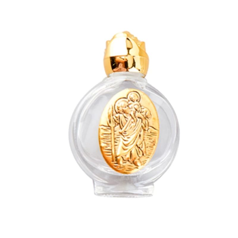 Empty Holy Water Bottle With Lid Clear GlOrganizer Praying