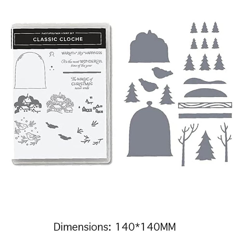 Flower Clear Stamps Cutting Dies DIY Scrapbooking Cards