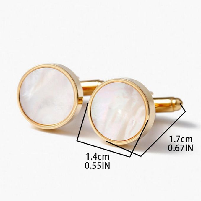 Mens Cufflinks Shirt Tuxedo Cuff Links For Wedding Gift Gold