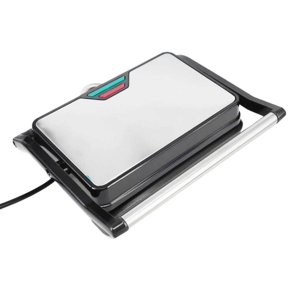 Panini Maker Household Stainless Steel 850W High Power Nonstick Pan Steak Machine Sandwich Machine Barbecue Machine Breakfast Machine