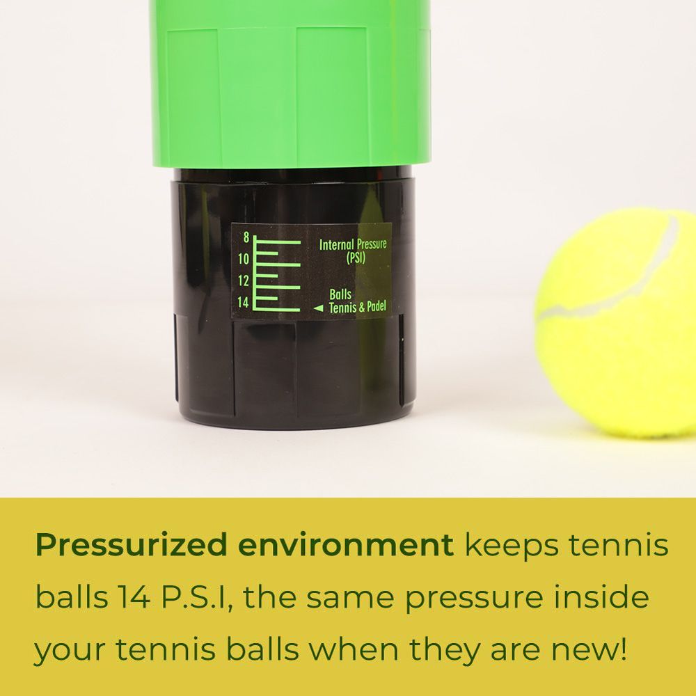Tennis Ball Saver - Pressurized Tennis Ball Storag
