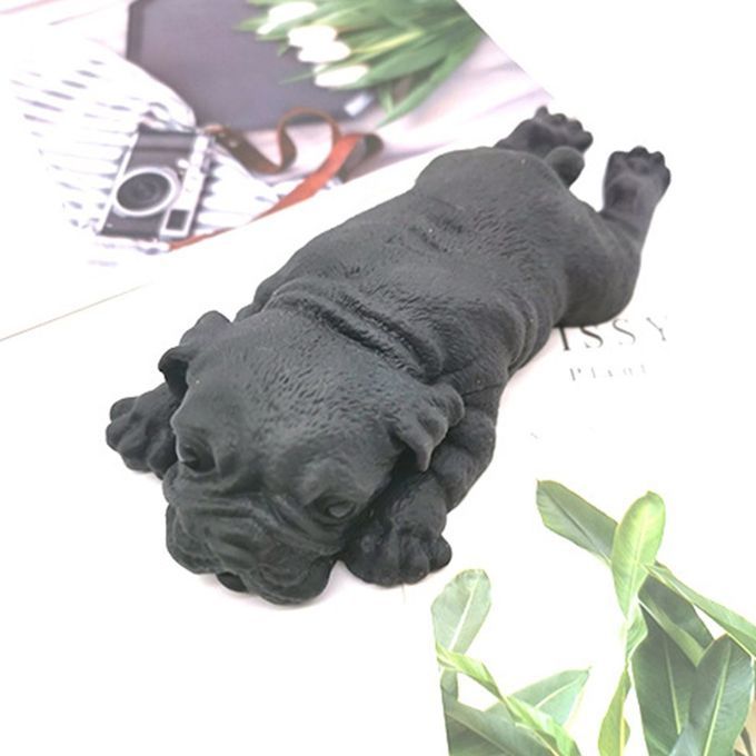 Anime Squishy Dogs Toys Stress Party De Ompression  Reative  Ulation Puzzle-black-14cm