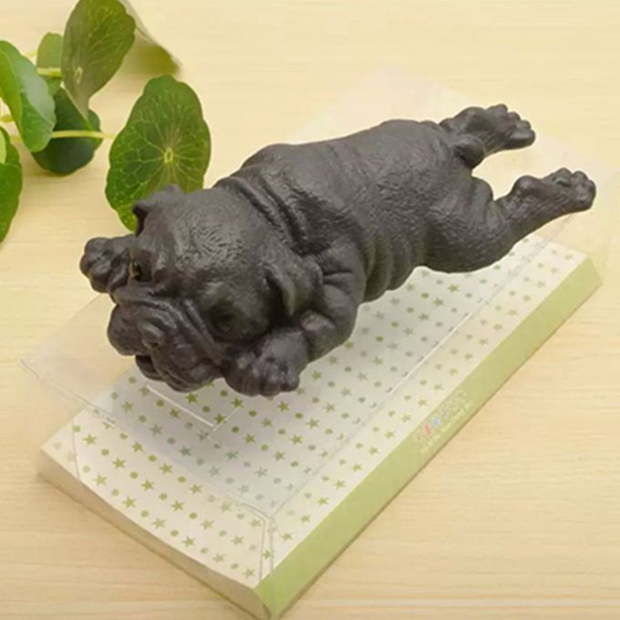 Anime Squishy Dogs Toys Stress Party De Ompression  Reative  Ulation Puzzle-black-14cm
