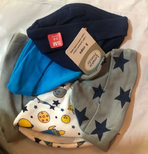 Baby Unisex Caps Gift Set 5