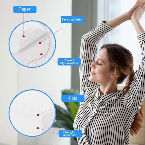 Underarm Sweat Pads Armpit Pads Deodorant 10 Pcs (5 Pack)