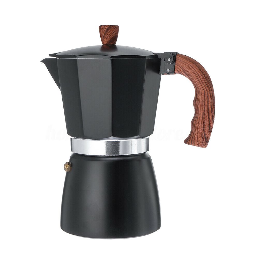 Aluminum Italian Style Espresso Coffee Maker-Black