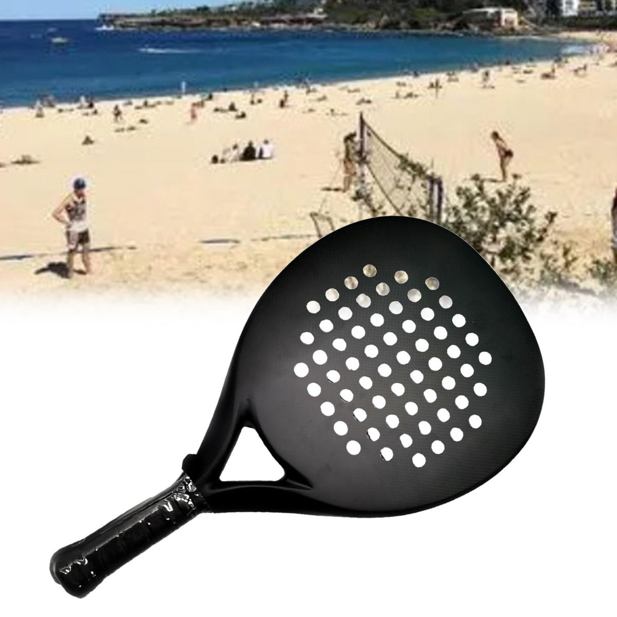 Platform Tennis Paddle Racket  Grip, Shock