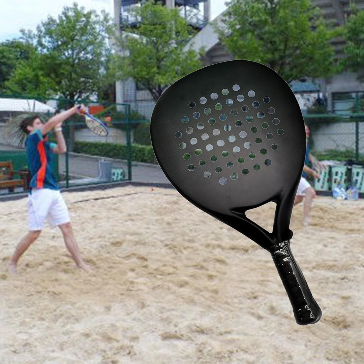 Platform Tennis Paddle Racket  Grip, Shock