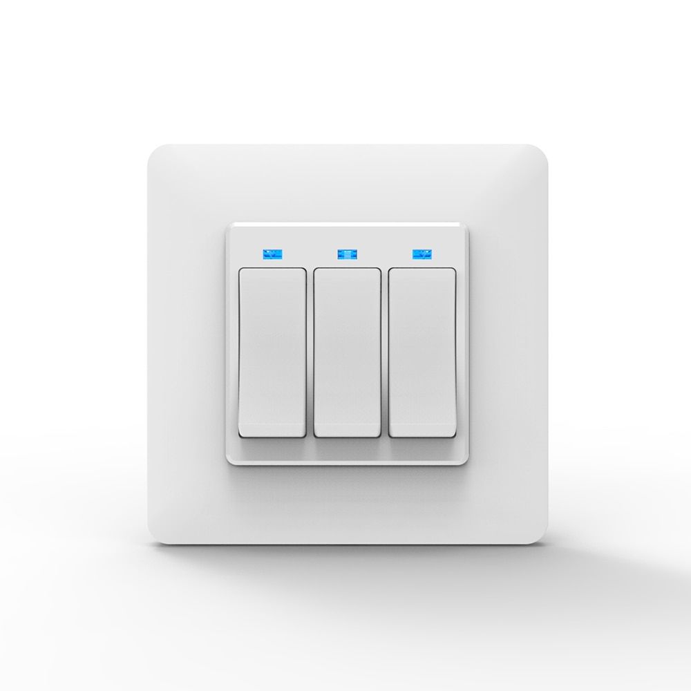 AVATTO Tuya Wifi Smart Light Switch, Smart Life APP Voice Control, Smart Wall Switch 1/2/3 Gang Work With Alexa,Google Home