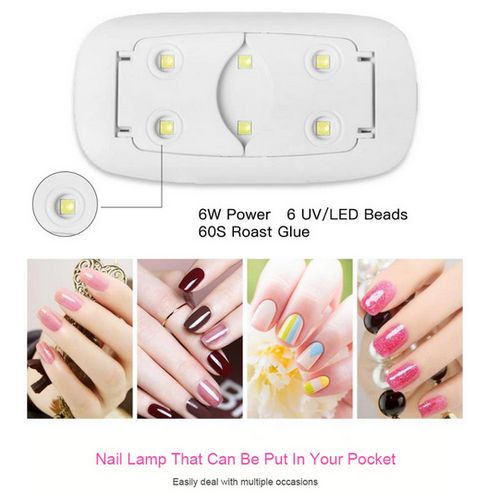 6W Nail Lamp LED LightIce Lamp For Drying Gel