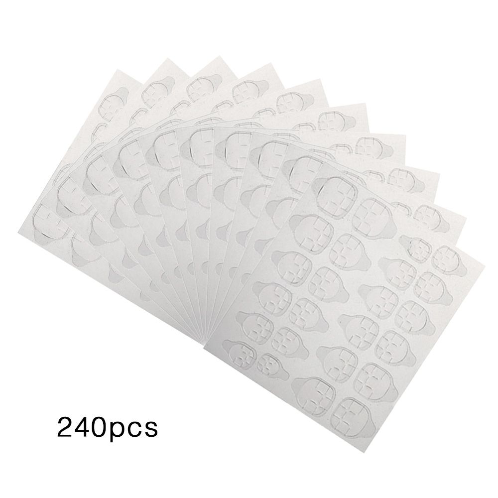 240pcs Nail Adhesive Glue Tapes Nail Tabs