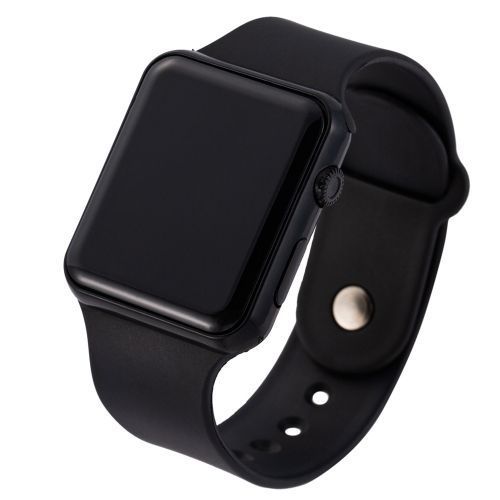 Luxury Black Full Silicone Digital Wrist Watch- Unisex