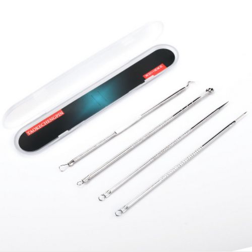 4PCS  Blackhead Remover Pimple Popper Tool Kit
