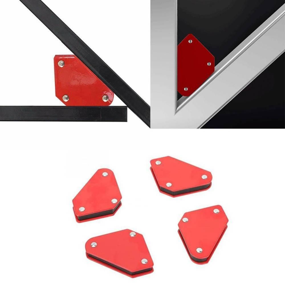 1/4PCS Welding Magnets Square Holder Clamp 45 90 135 9LB