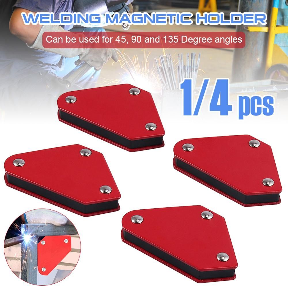 1/4PCS Welding Magnets Square Holder Clamp 45 90 135 9LB
