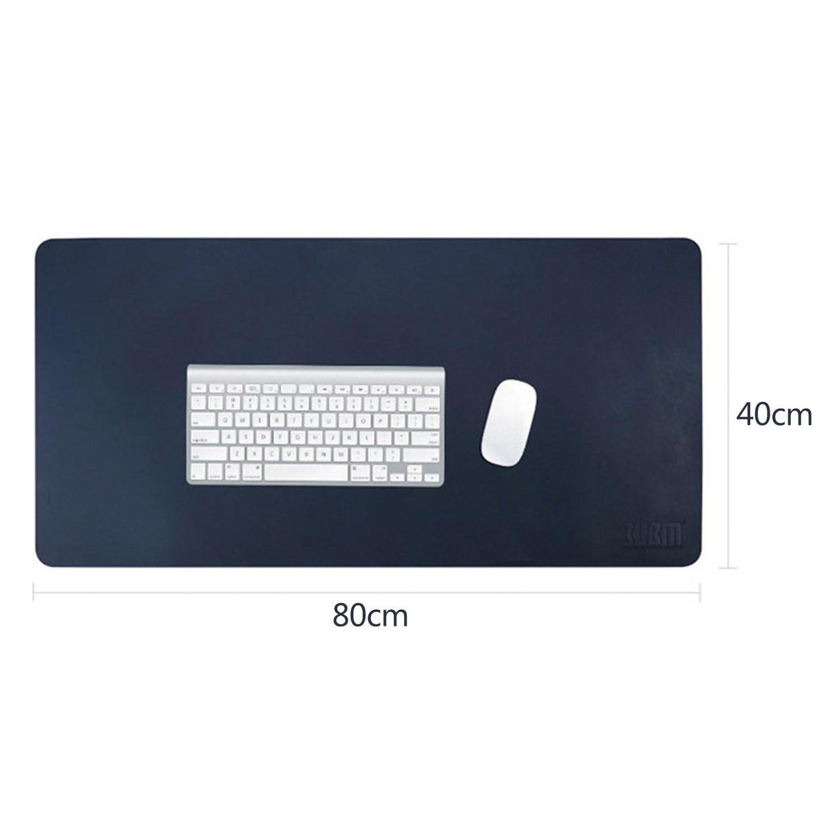 Double-sided PU Leather Large Mouse Pad Laptop Keyboard Mat Portable Office Home Writing Pad