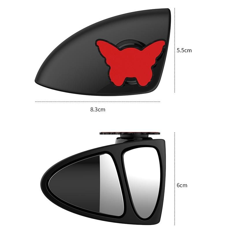 3 in 1 Rotation Three Sided Blind Spot Mirror Left
