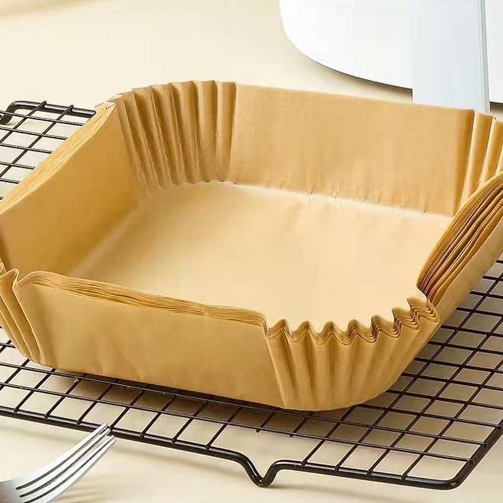 50Pcs Air Fryer Parchment Paper Liners Non-Stick Disposable