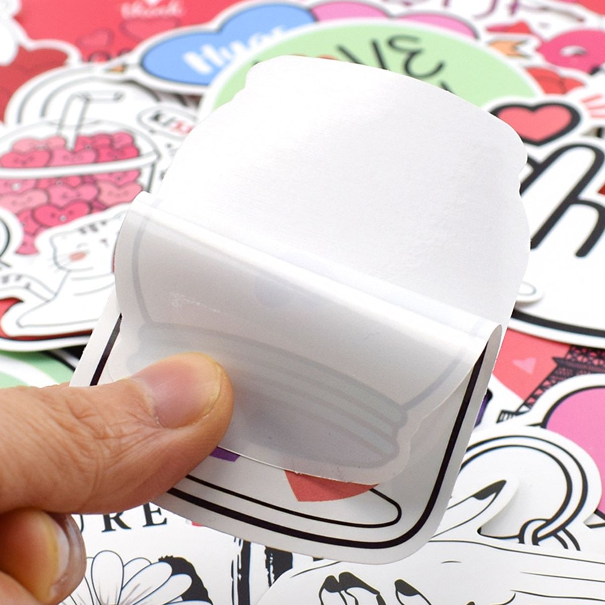 50Pcs Decals Stickers No Repeat Luggage Sticker Mix Color