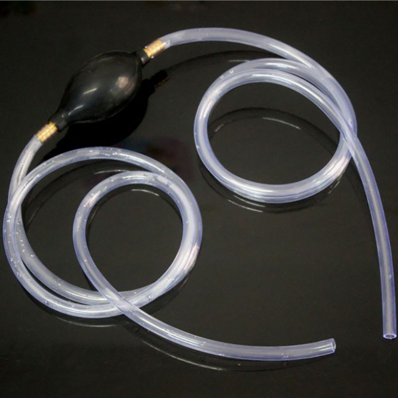 R Gas, Oil, & Water With 2 Meter Hose, Diameter 9mm, Liquid/Fuel Transfer Siphon Pump