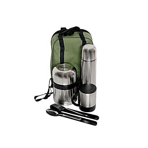 5 In 1 Back To School Kids Lunch Box Food Water Flask