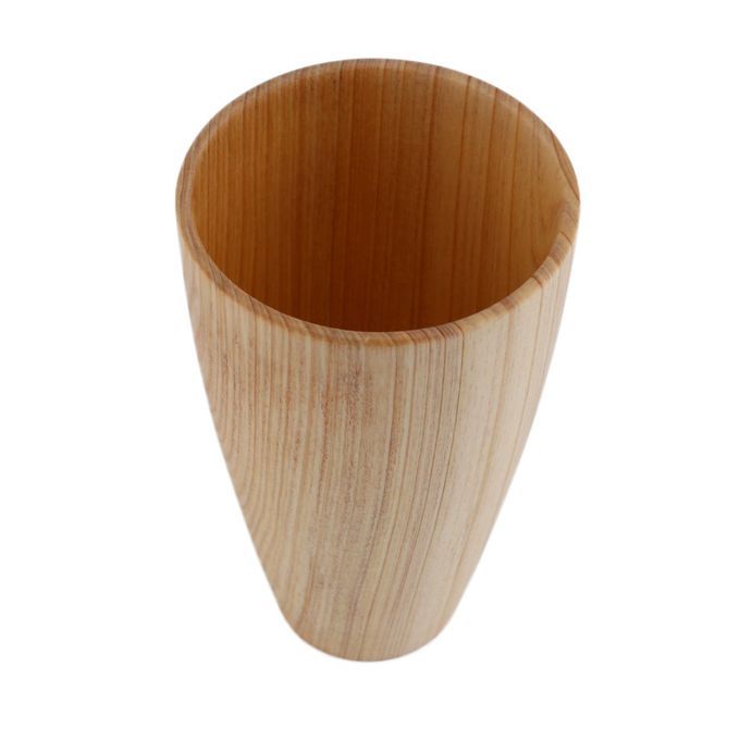 Spru E Wood Drinking  Up Primitive Wooden Beer  Offee Jui E Mugs Gift-Bu Ywood-water Wave
