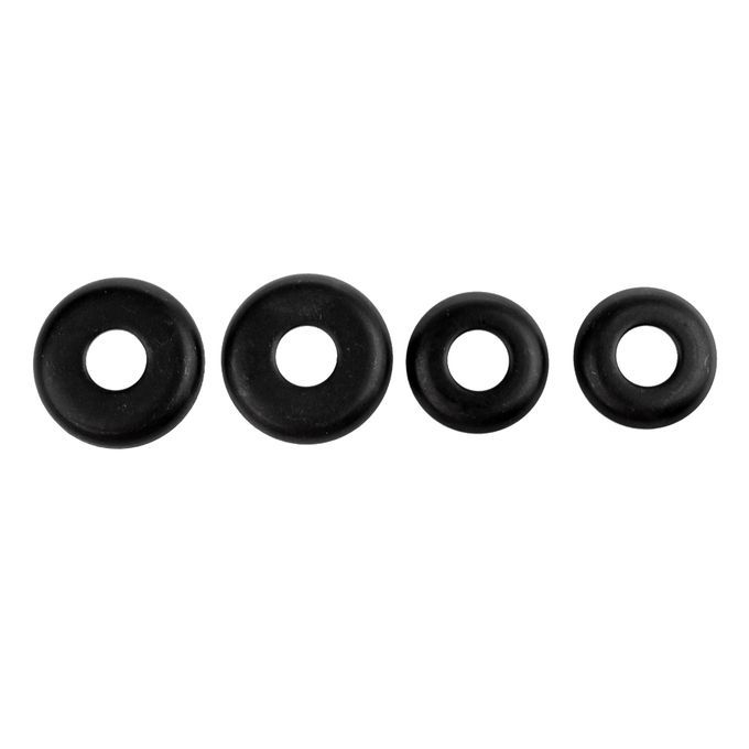 4 Pieces Replacement LONGBOARD / SKATEBOARD Truck WASHERS - Black
