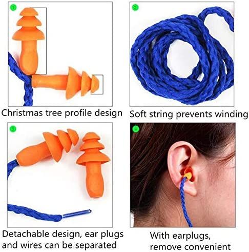 Reusable Noise Reduction Earplugs 1270 (2X)