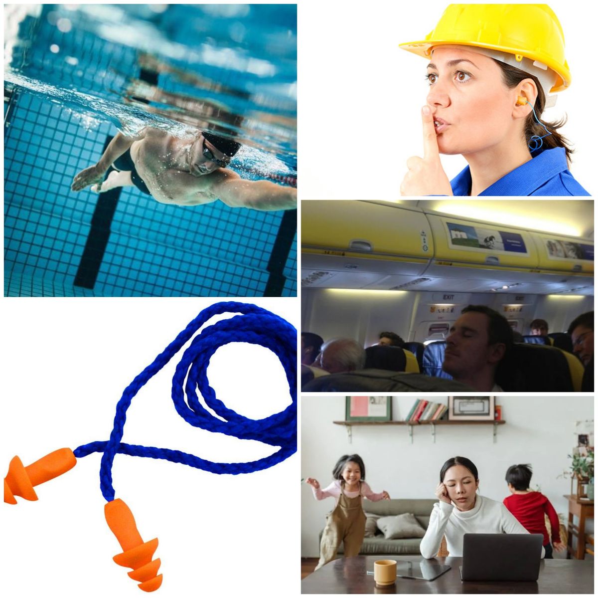 Reusable Noise Reduction Earplugs 1270 (2X)