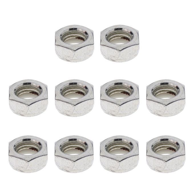 3X 10pcs Skateboard Trucks Mounting Axle Hexagon Nuts Longboard