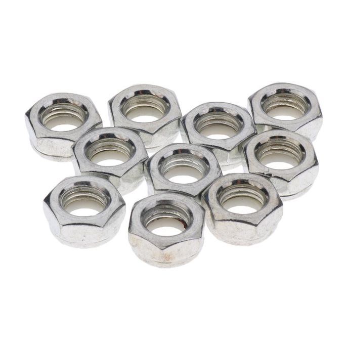3X 10pcs Skateboard Trucks Mounting Axle Hexagon Nuts Longboard