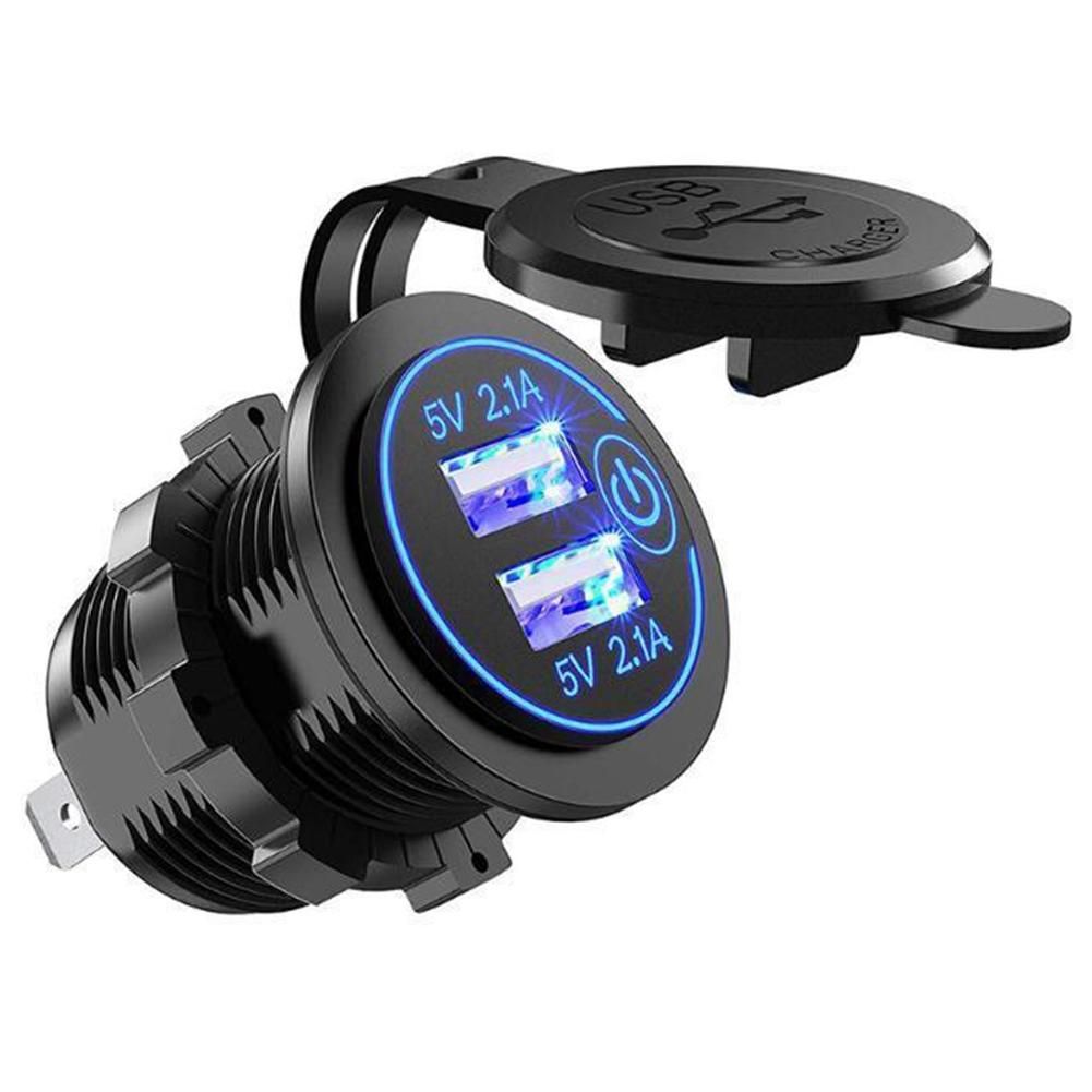 Car -  USB Charge Dual 5V/4.2 QC3.0 Contact