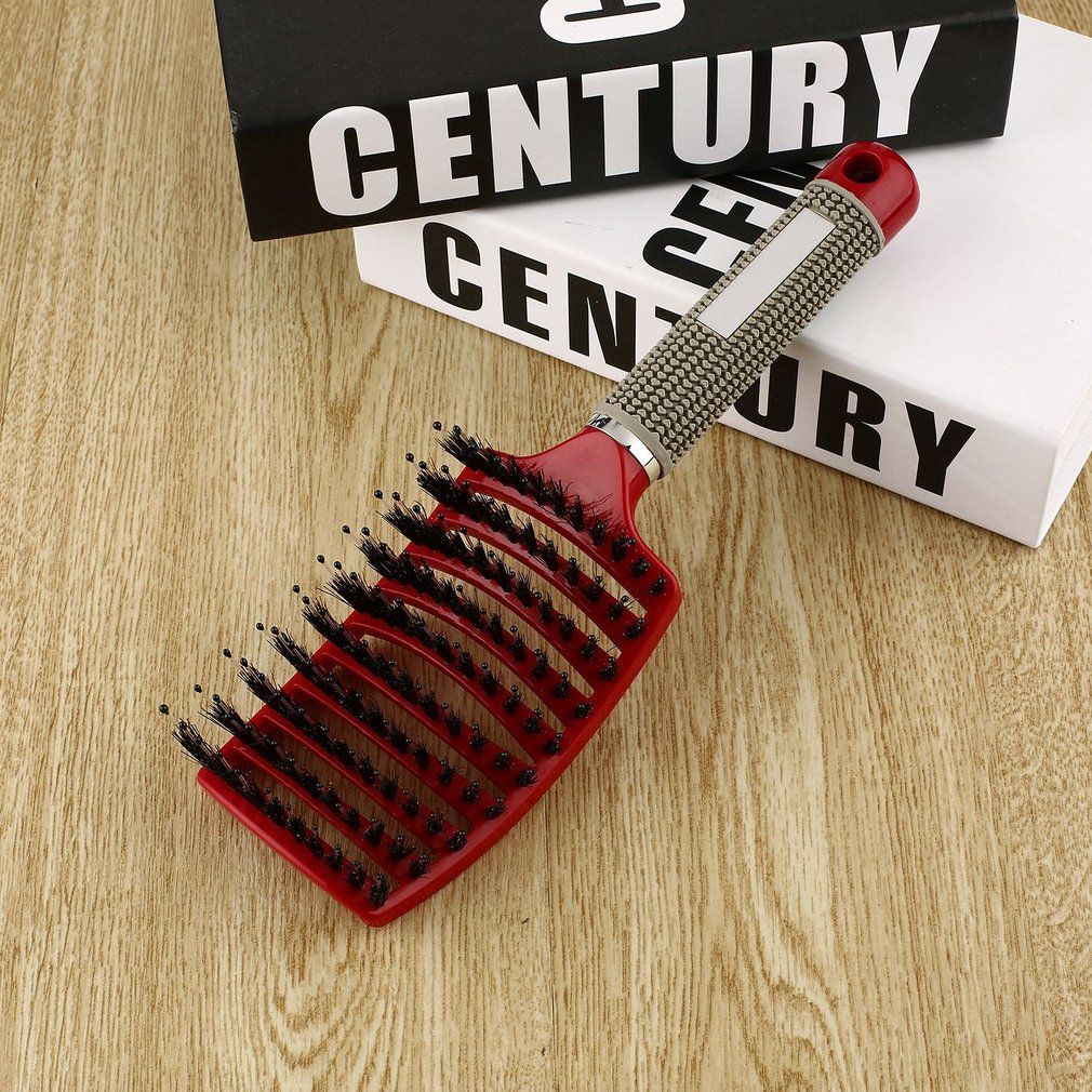 OR Hair Scalp Mage Comb Bristle & Nylon Hairbrush Wet Curly Hair Styling Tool