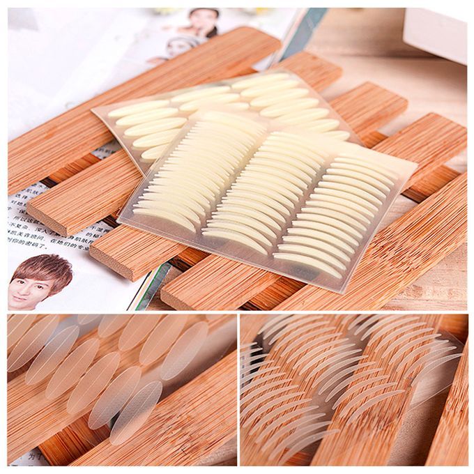 48PCS Natural Invisible Single Side Eyelid Tape Stickers-Slim
