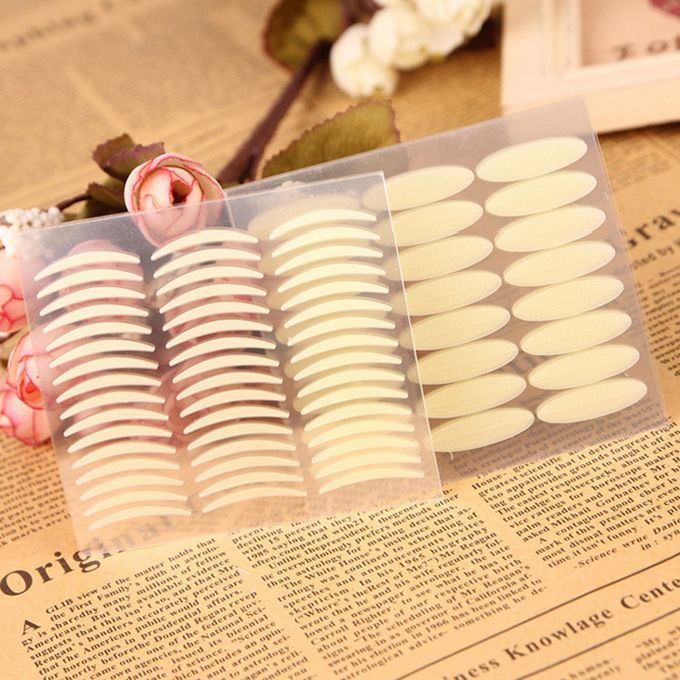 48PCS Natural Invisible Single Side Eyelid Tape Stickers-Slim