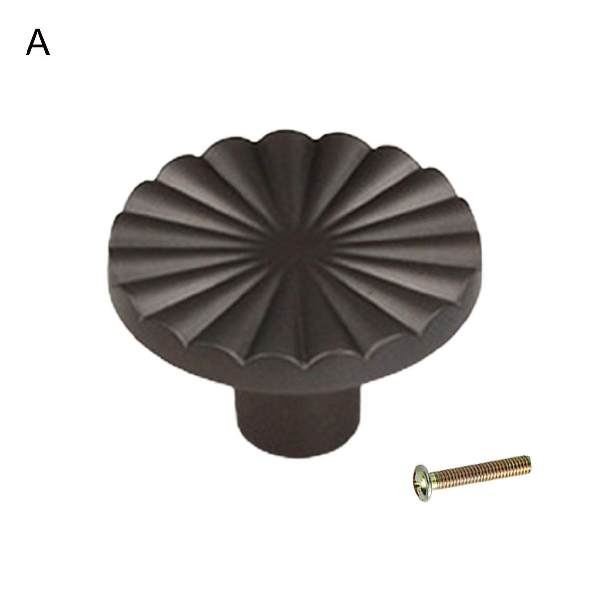 1 Set Door Pull Cupboard Closet Cabinet Handle Pull Black