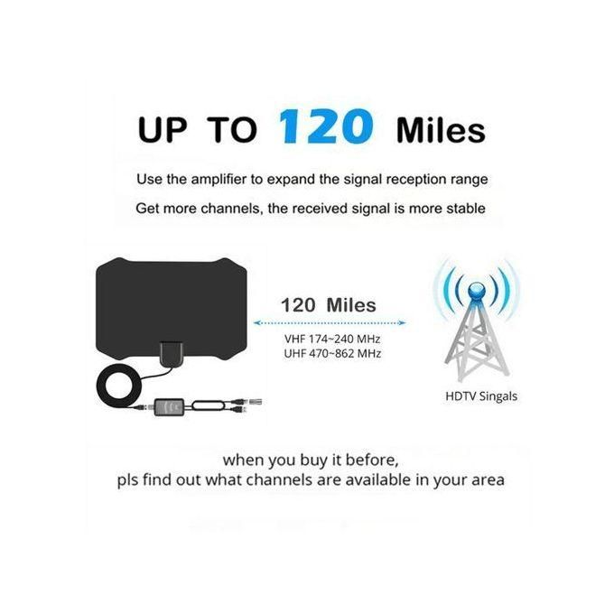 HDTV FREE Digital Indoor TV Antenna 120miles