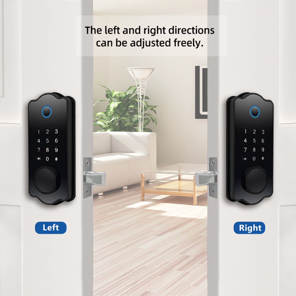 Keyless Entry Smart Door Lock Waterproof Auto Lock 5 In 1
