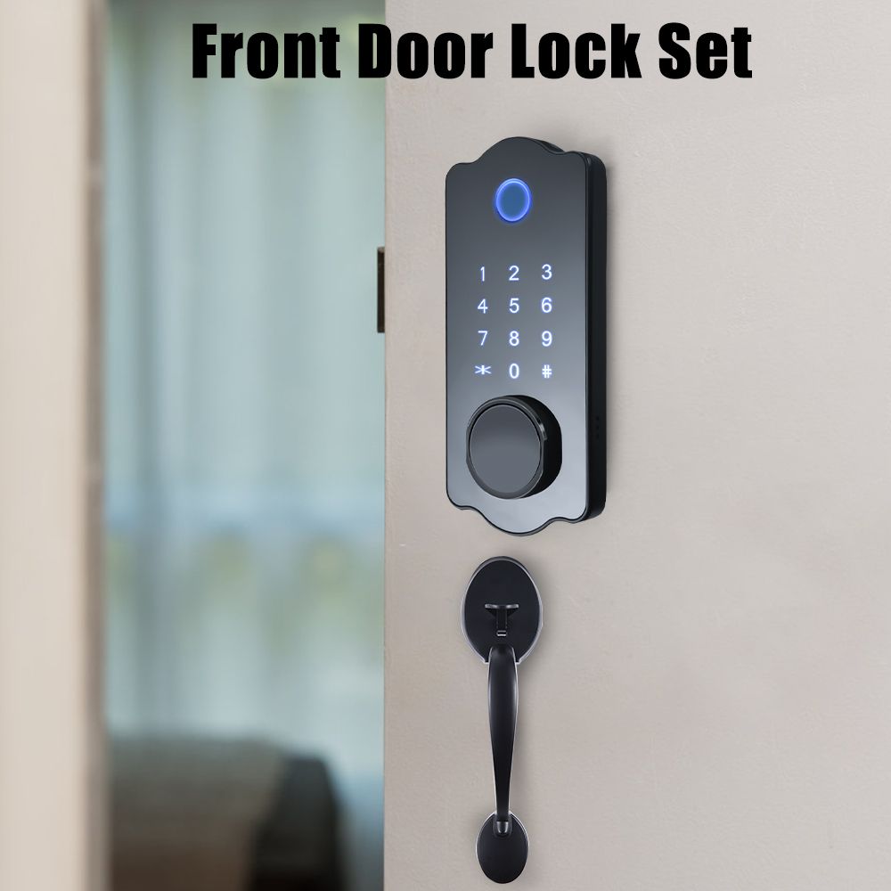 Keyless Entry Smart Door Lock Waterproof Auto Lock 5 In 1
