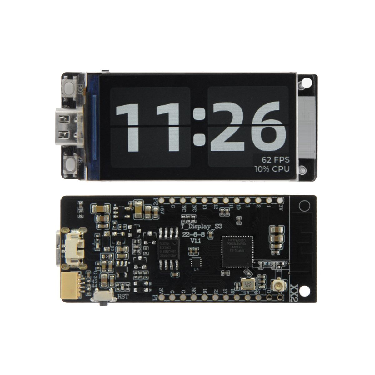 T-Display-S3 ESP32-S3 1.9 Inch ST7789 LCD Display Development Board WIFI Bluetooth 5.0 Wireless Module