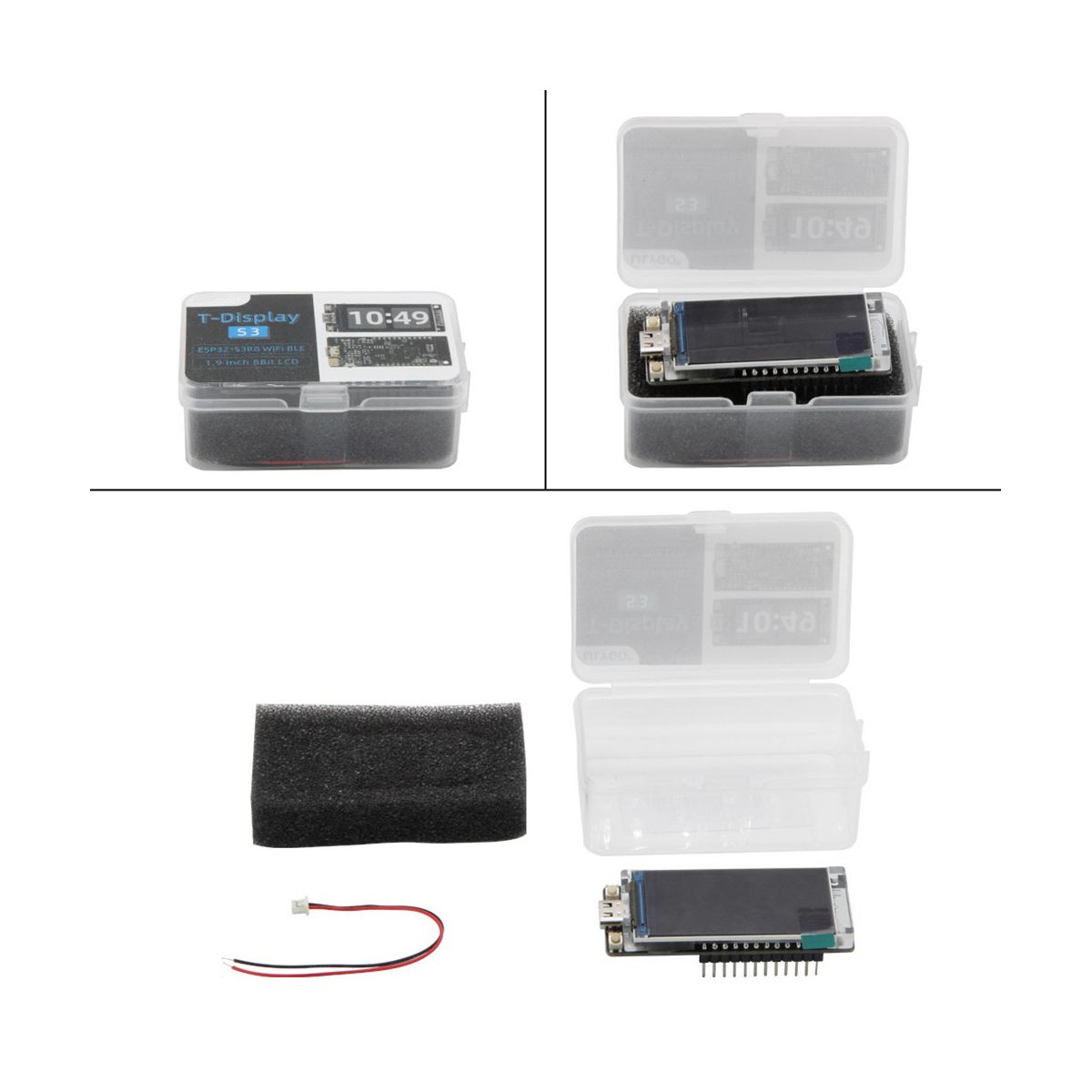 T-Display-S3 ESP32-S3 1.9 Inch ST7789 LCD Display Development Board WIFI Bluetooth 5.0 Wireless Module