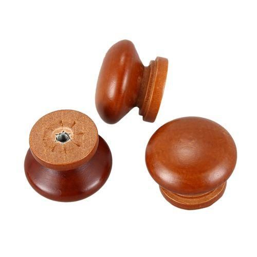 10Pcs/Lot Wood Knobs Wooden Cabinet Drawer