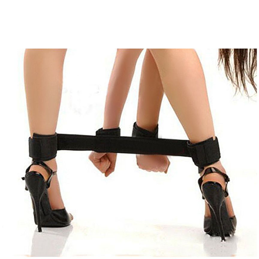 Sex Toy -Handcuffs And Leg Cuffs Cangue / Spreader Bar With Cuffs