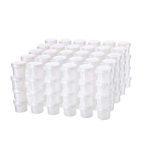 24 Strips 5Ml Empty Paint Strips Paint Cup Pots Clear