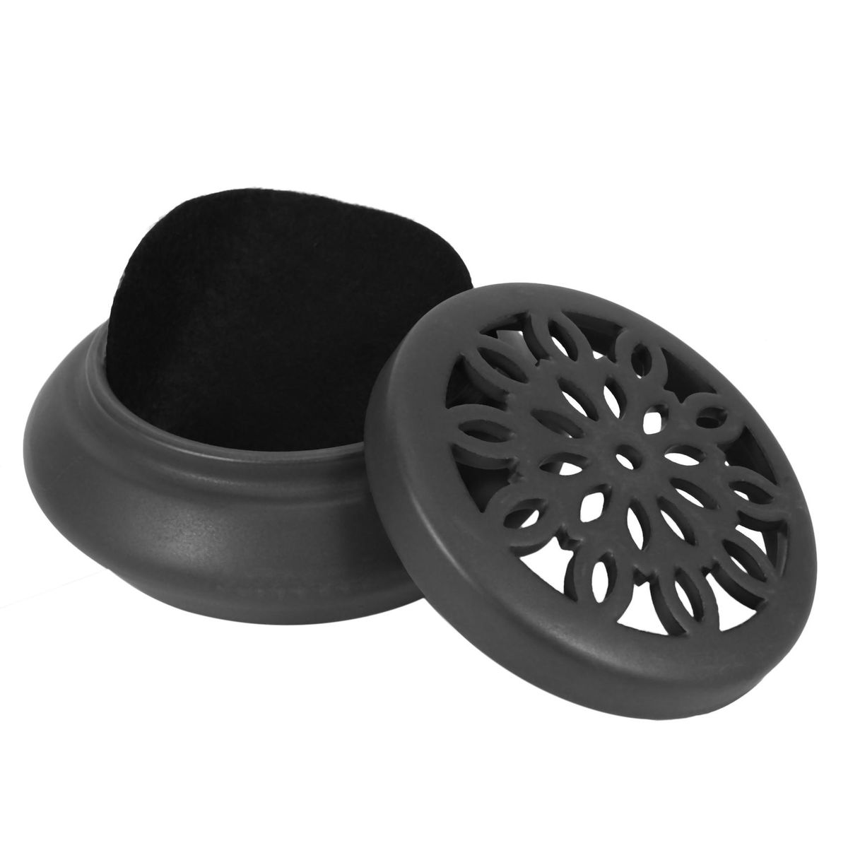 Ceramic Coil Incense Burner Hollow Cover Censer With