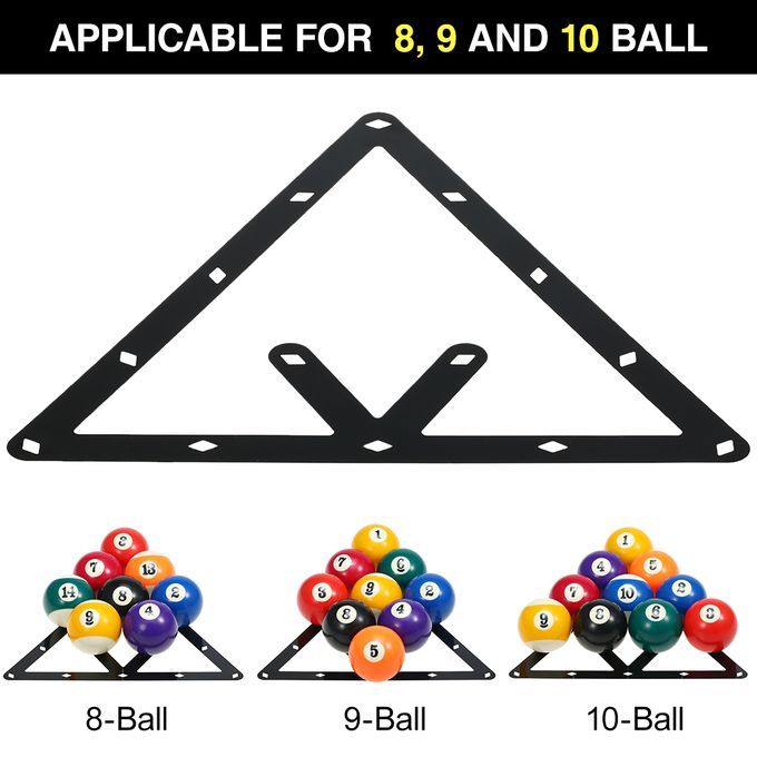 6PCS / 1PCS Magic Ball Rack Billiard Rack Sheet Cue Ball